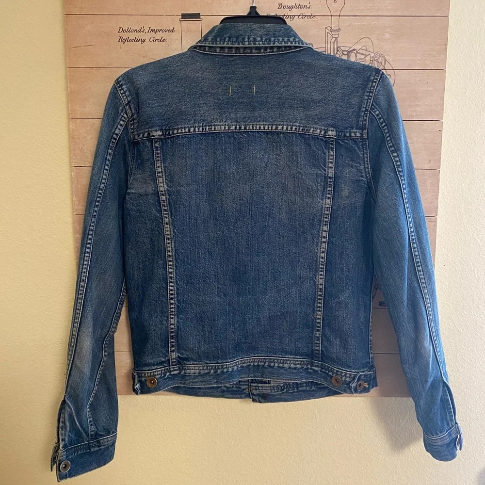 Madewell Classic Fit Blue Denim Jean Jacket - Picture 6 of 8